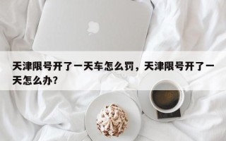 天津限号开了一天车怎么罚，天津限号开了一天怎么办？