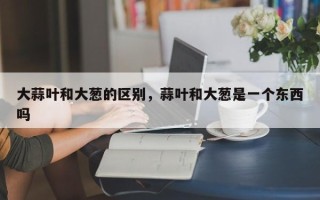 大蒜叶和大葱的区别，蒜叶和大葱是一个东西吗