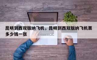 昆明到西双版纳飞机，昆明到西双版纳飞机票多少钱一张