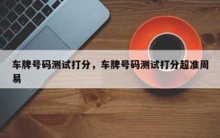 车牌号码测试打分，车牌号码测试打分超准周易