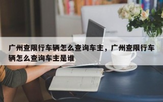 广州查限行车辆怎么查询车主，广州查限行车辆怎么查询车主是谁