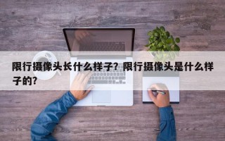 限行摄像头长什么样子？限行摄像头是什么样子的？