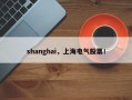 shanghai，上海电气股票！