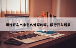 限行开车出来怎么处罚的呢，限行开车后果