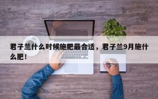 君子兰什么时候施肥最合适，君子兰9月施什么肥！