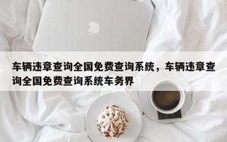 车辆违章查询全国免费查询系统，车辆违章查询全国免费查询系统车务界