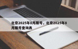 北京2025年8月限号，北京2025年8月限号查询表