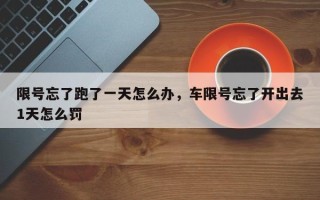 限号忘了跑了一天怎么办，车限号忘了开出去1天怎么罚