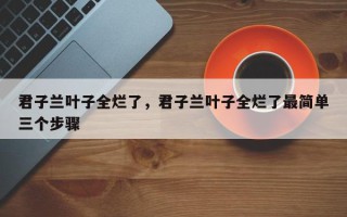 君子兰叶子全烂了，君子兰叶子全烂了最简单三个步骤