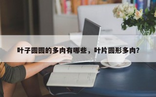 叶子圆圆的多肉有哪些，叶片圆形多肉？