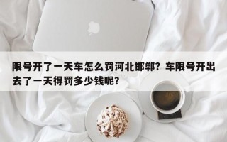 限号开了一天车怎么罚河北邯郸？车限号开出去了一天得罚多少钱呢？