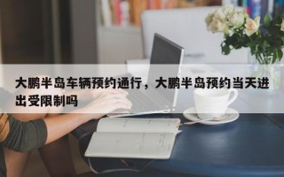 大鹏半岛车辆预约通行，大鹏半岛预约当天进出受限制吗