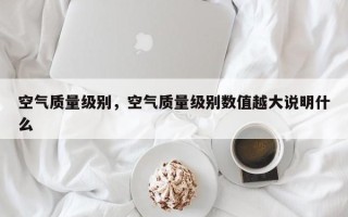 空气质量级别，空气质量级别数值越大说明什么