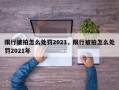 限行被拍怎么处罚2021，限行被拍怎么处罚2021年