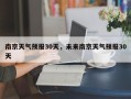 南京天气预报30天，未来南京天气预报30天