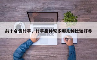 前十名贵竹芋，竹芋品种繁多哪几种比较好养
