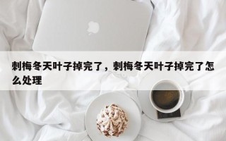 刺梅冬天叶子掉完了，刺梅冬天叶子掉完了怎么处理