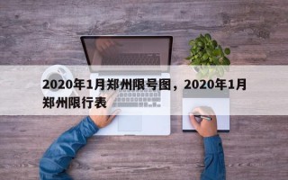 2020年1月郑州限号图，2020年1月郑州限行表