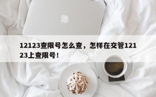 12123查限号怎么查，怎样在交管12123上查限号！