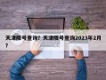 天津限号查询？天津限号查询2023年2月？