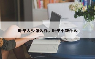 叶子太少怎么办，叶子小缺什么