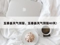五寨县天气预报，五寨县天气预报40天！