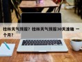 桂林天气预报？桂林天气预报30天准确 一个月？