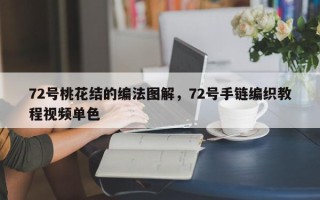 72号桃花结的编法图解，72号手链编织教程视频单色