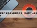 查限行电话多少号码怎么查，查询限行的电话？