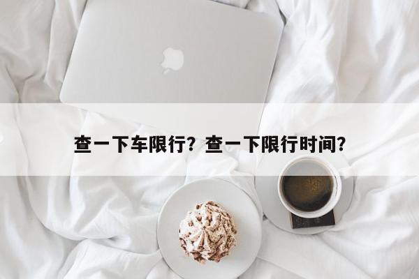 查一下车限行？查一下限行时间？-第1张图片-我家生活百科