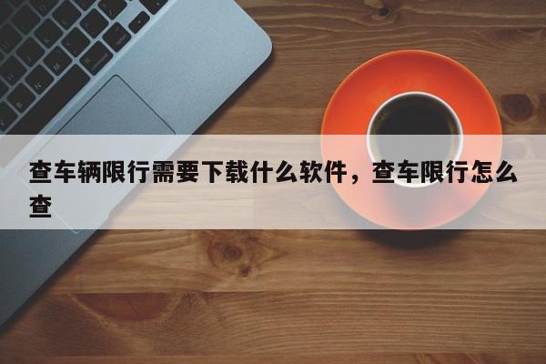 查车辆限行需要下载什么软件，查车限行怎么查-第1张图片-我家生活百科