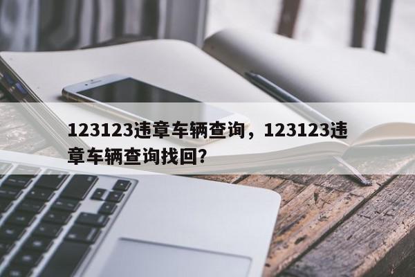 123123违章车辆查询，123123违章车辆查询找回？-第1张图片-我家生活百科