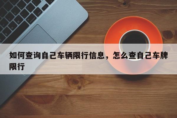 如何查询自己车辆限行信息，怎么查自己车牌限行-第1张图片-我家生活百科