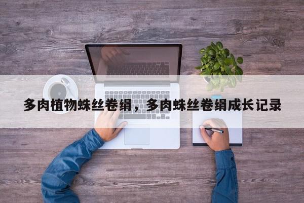 多肉植物蛛丝卷绢，多肉蛛丝卷绢成长记录-第1张图片-我家生活百科