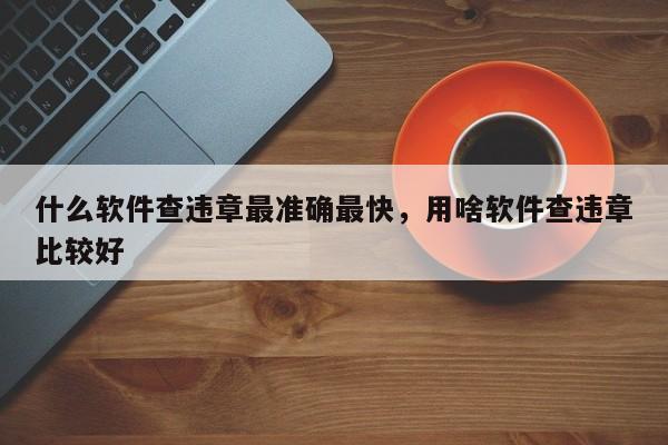 什么软件查违章最准确最快，用啥软件查违章比较好-第1张图片-我家生活百科